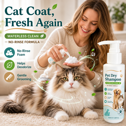 🥳HOT SALE🥳💞Waterless pet freshener, No-rinse, deodorizing & gentle. Fresh pet in minutes – grab yours! ✅