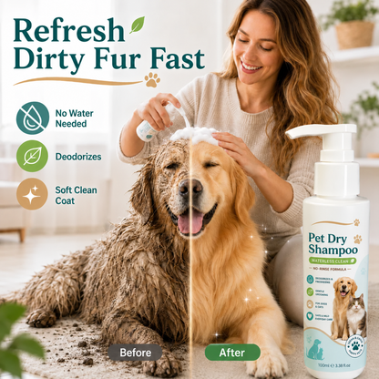 🥳HOT SALE🥳💞Waterless pet freshener, No-rinse, deodorizing & gentle. Fresh pet in minutes – grab yours! ✅