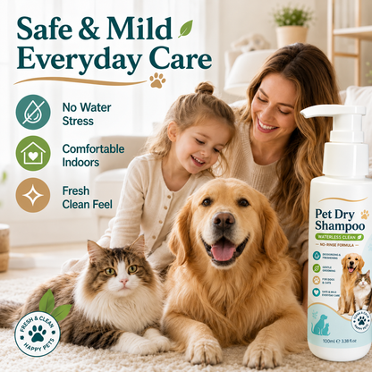 🥳HOT SALE🥳💞Waterless pet freshener, No-rinse, deodorizing & gentle. Fresh pet in minutes – grab yours! ✅
