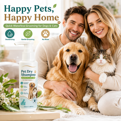 🥳HOT SALE🥳💞Waterless pet freshener, No-rinse, deodorizing & gentle. Fresh pet in minutes – grab yours! ✅